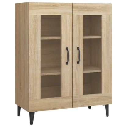 Credenza Rovere Sonoma 69,5x34x90 cm in Legno Multistrato - homemem39