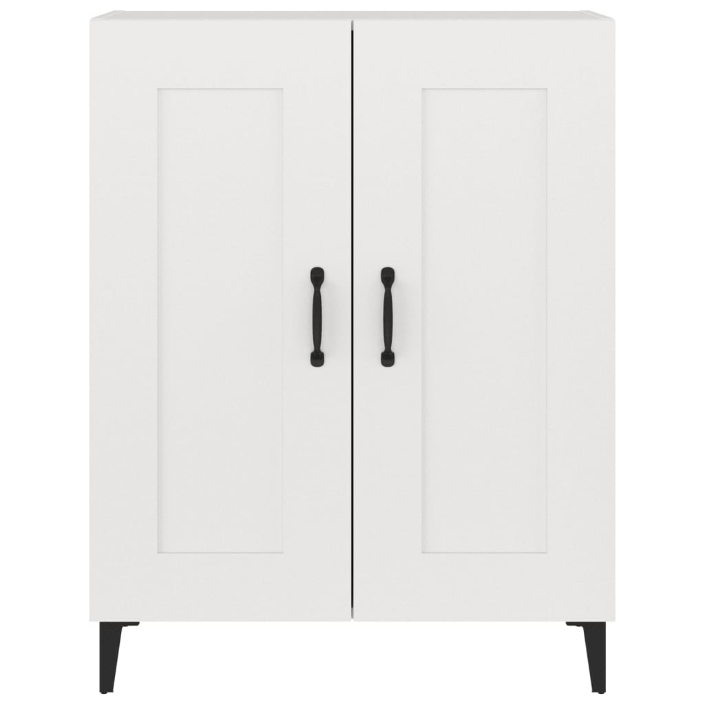 Credenza Bianca 69,5x34x90 cm in Legno Multistrato - homemem39