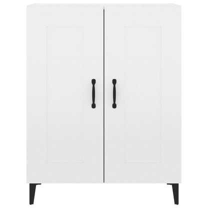 Credenza 69,5x34x90 cm in Legno Multistrato Bianco Lucido - homemem39