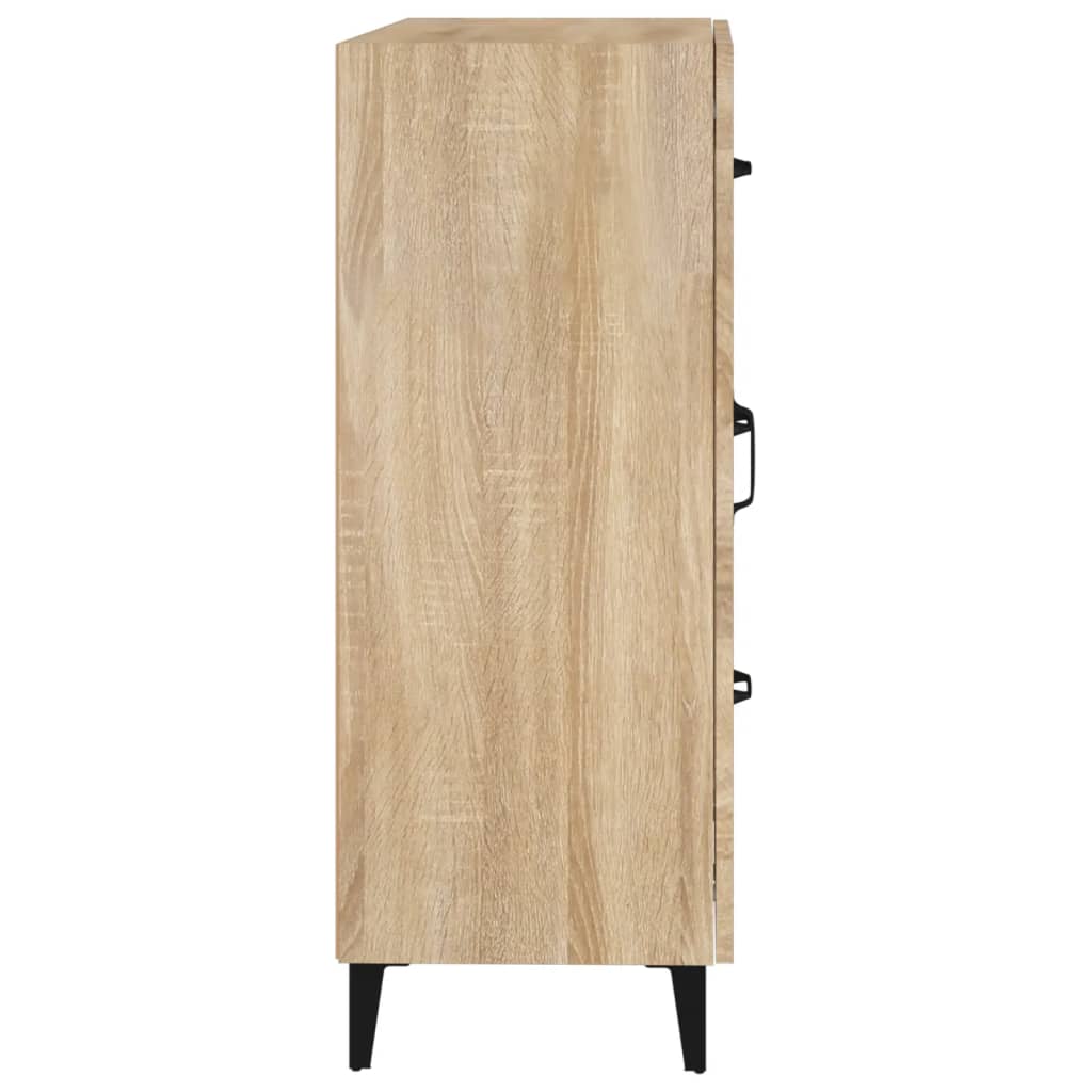 Credenza Rovere Sonoma 69,5x34x90 cm in Legno Multistrato - homemem39