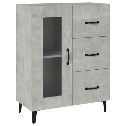 Credenza Grigio Cemento 69,5x34x90 cm in Legno Multistrato - homemem39