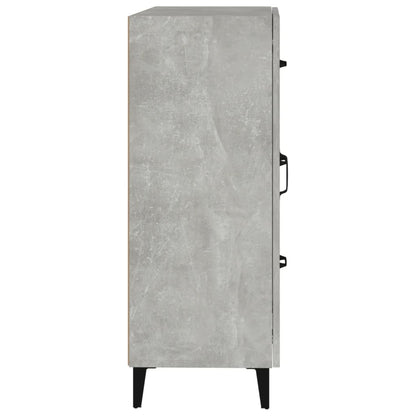 Credenza Grigio Cemento 69,5x34x90 cm in Legno Multistrato - homemem39