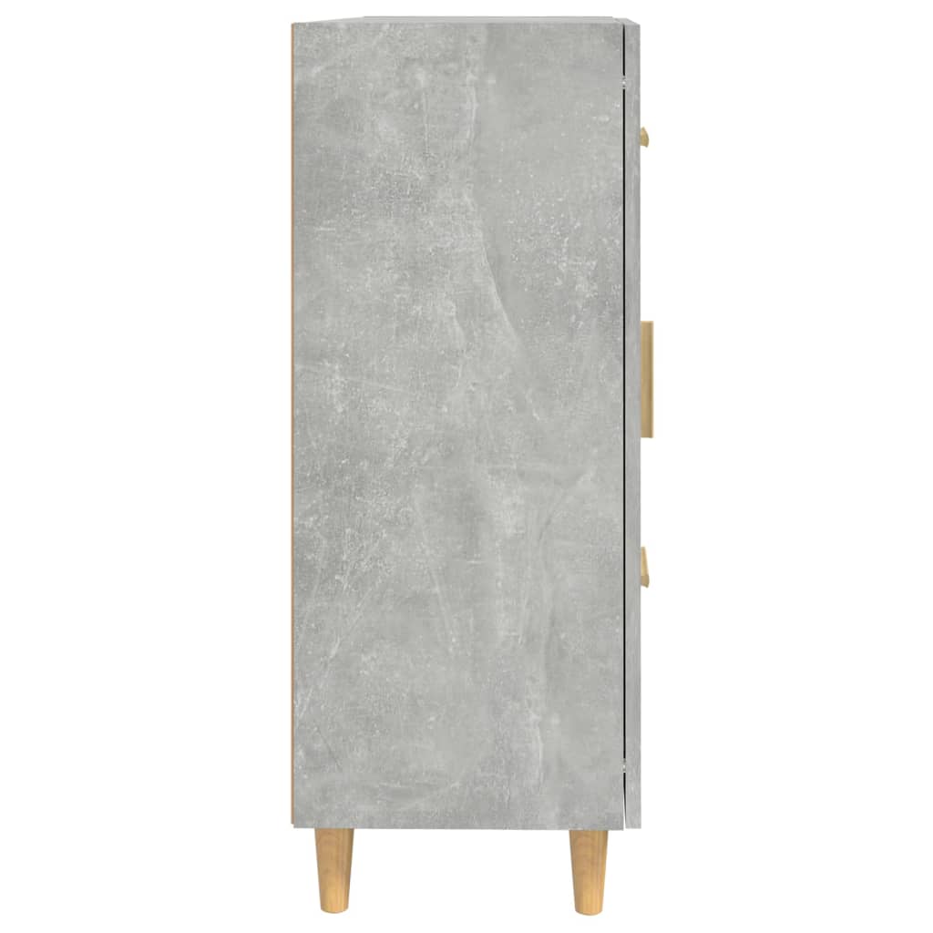 Credenza Grigio Cemento 69,5x34x90 cm in Legno Multistrato - homemem39