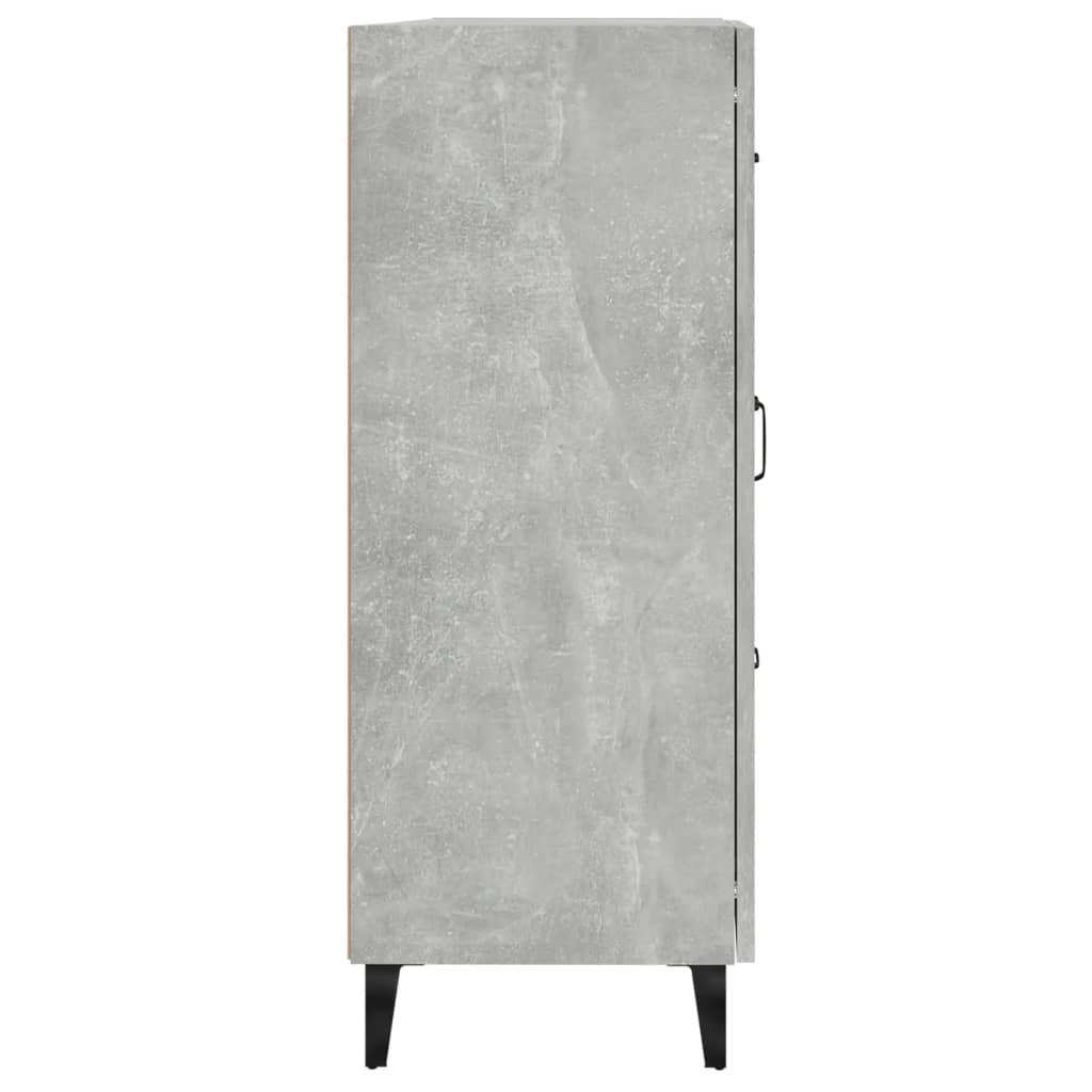 Credenza Grigio Cemento 69,5x34x90 cm in Legno Multistrato - homemem39