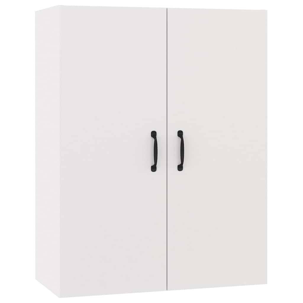 Mobile Pensile Bianco 69,5x34x90 cm in Legno Multistrato