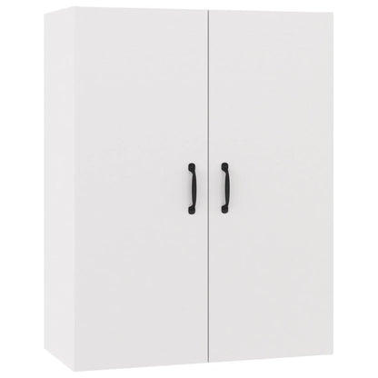 Mobile Pensile Bianco 69,5x34x90 cm in Legno Multistrato