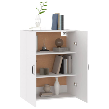 Mobile Pensile Bianco 69,5x34x90 cm in Legno Multistrato | homemem39