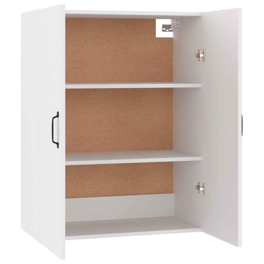 Mobile Pensile Bianco 69,5x34x90 cm in Legno Multistrato