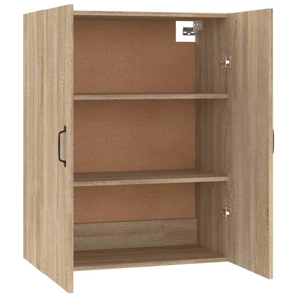 Mobile Pensile Rovere Sonoma 69,5x34x90 cm in Legno Multistrato