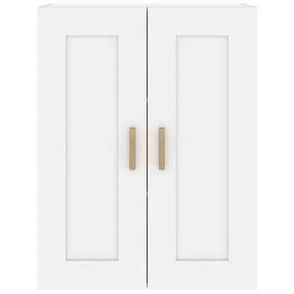 Mobile a Parete Bianco 69,5x32,5x90 cm in Legno Multistrato | homemem39