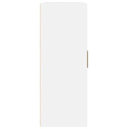 Mobile a Parete Bianco 69,5x32,5x90 cm in Legno Multistrato | homemem39