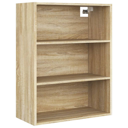 Armadietto Pensile a Parete Rovere Sonoma 69,5x32,5x90 cm - homemem39