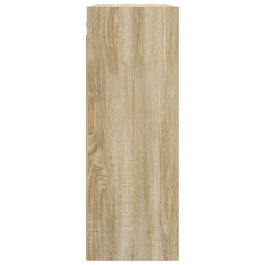 Armadietto Pensile a Parete Rovere Sonoma 69,5x32,5x90 cm - homemem39