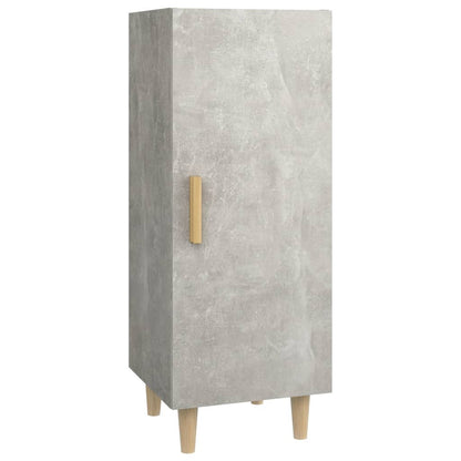 Credenza Grigio Cemento 34,5x34x90 cm in Legno Multistrato - homemem39