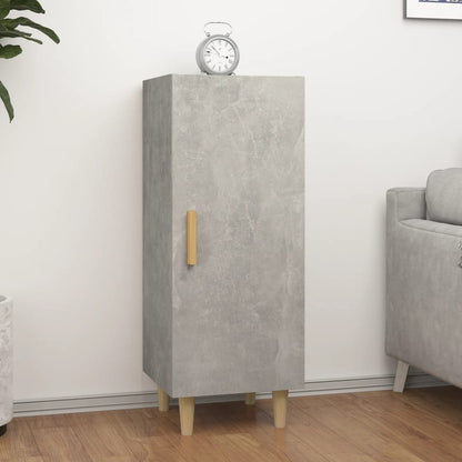 Credenza Grigio Cemento 34,5x34x90 cm in Legno Multistrato - homemem39