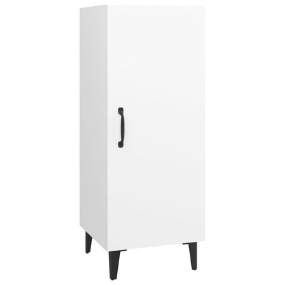 Credenza Bianca 34,5x34x90 cm in Legno Multistrato