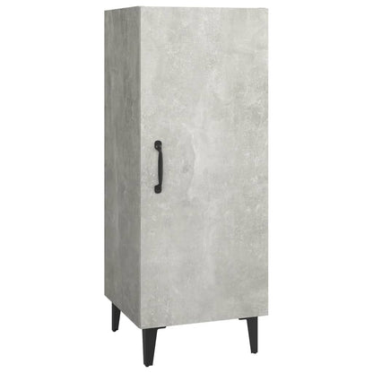 Credenza Grigio Cemento 34,5x34x90 cm in Legno Multistrato - homemem39