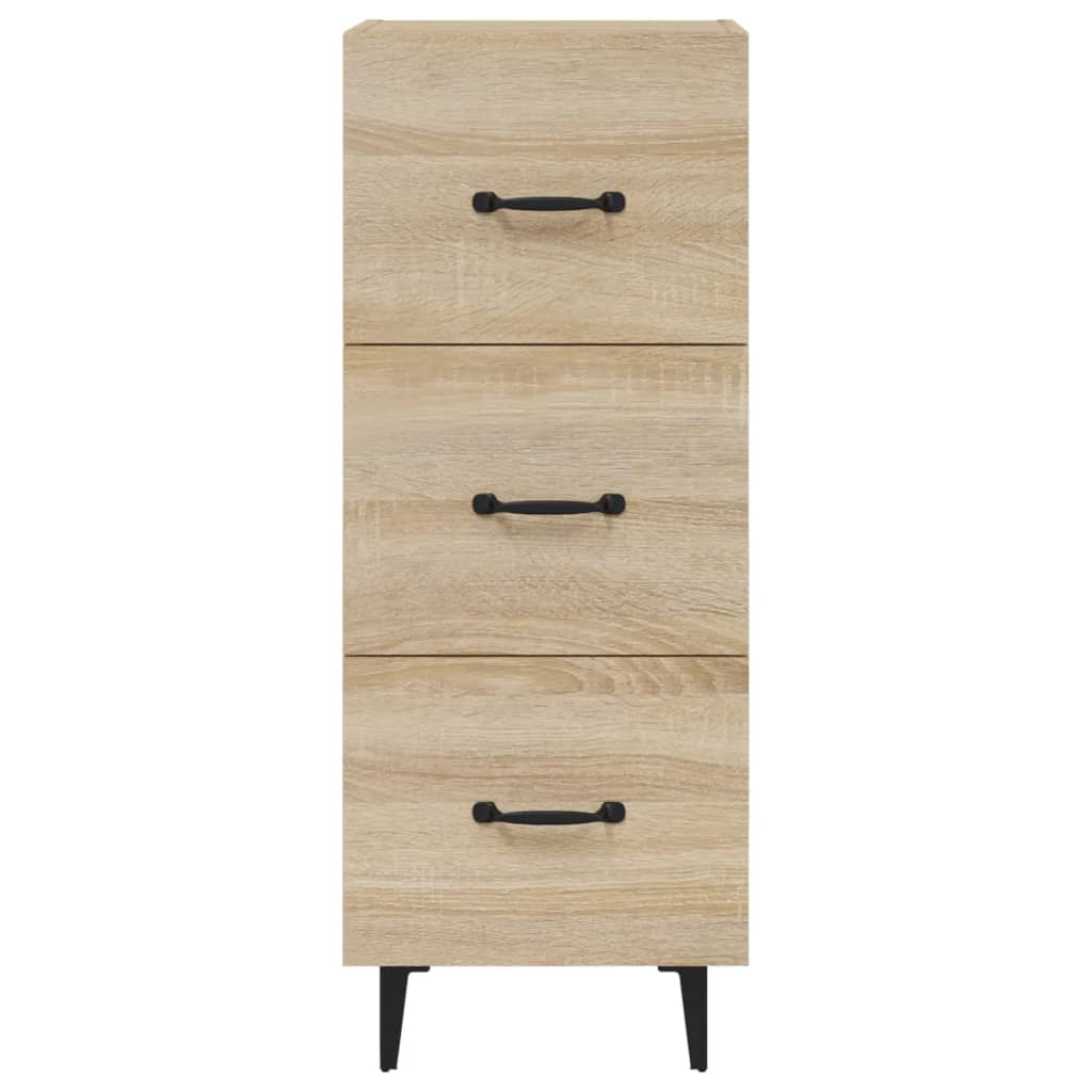 Credenza Rovere Sonoma 34,5x34x90 cm in Legno Multistrato - homemem39