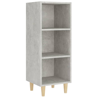 Credenza Grigio Cemento 34,5x32,5x90 cm in Legno Multistrato - homemem39