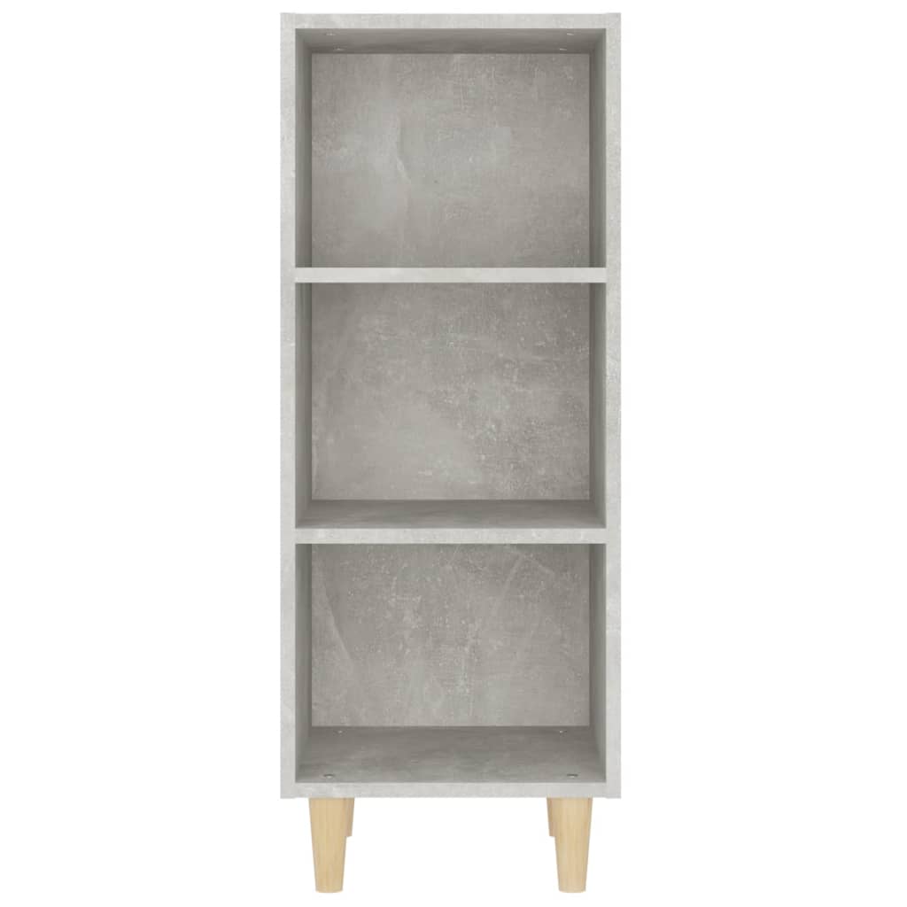 Credenza Grigio Cemento 34,5x32,5x90 cm in Legno Multistrato - homemem39
