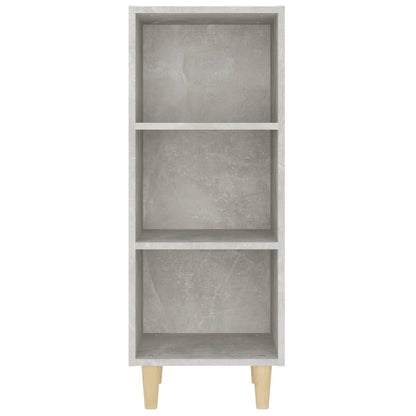 Credenza Grigio Cemento 34,5x32,5x90 cm in Legno Multistrato - homemem39