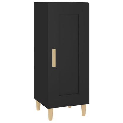 Credenza Nero 34,5x34x90 cm in Legno Multistrato - homemem39
