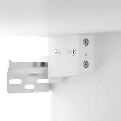 Armadietto a Muro Bianco 35x34x90 cm in Legno Multistrato - homemem39