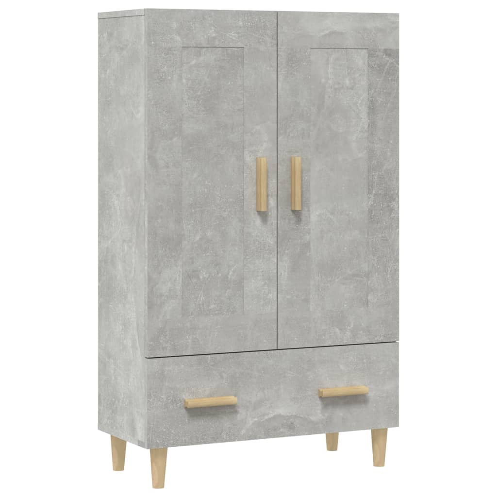 Credenza Grigio Cemento 70x31x115 cm in Legno Multistrato - homemem39