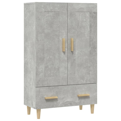 Credenza Grigio Cemento 70x31x115 cm in Legno Multistrato - homemem39