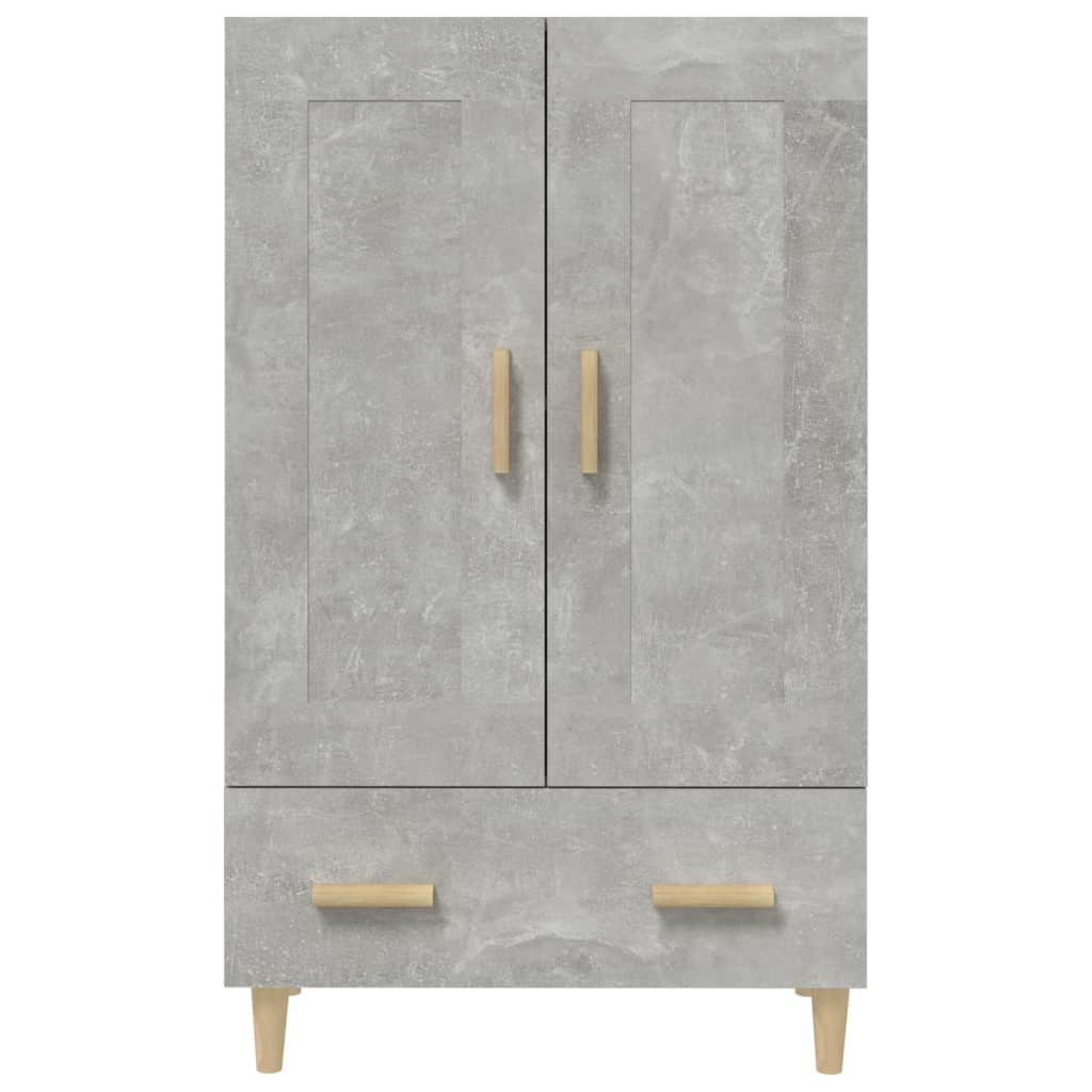 Credenza Grigio Cemento 70x31x115 cm in Legno Multistrato - homemem39
