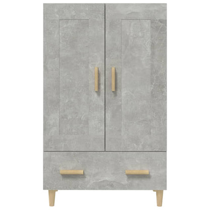 Credenza Grigio Cemento 70x31x115 cm in Legno Multistrato - homemem39