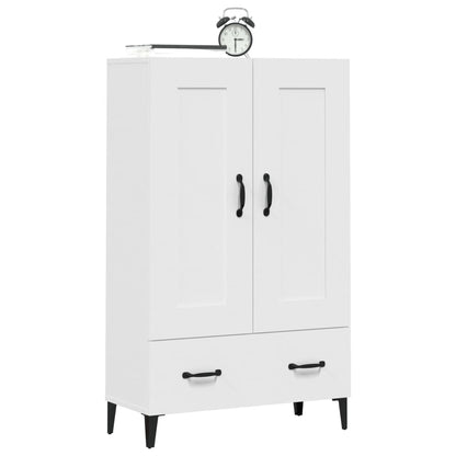 Credenza Bianca 70x31x115 cm in Legno Ingegnerizzato | homemem39
