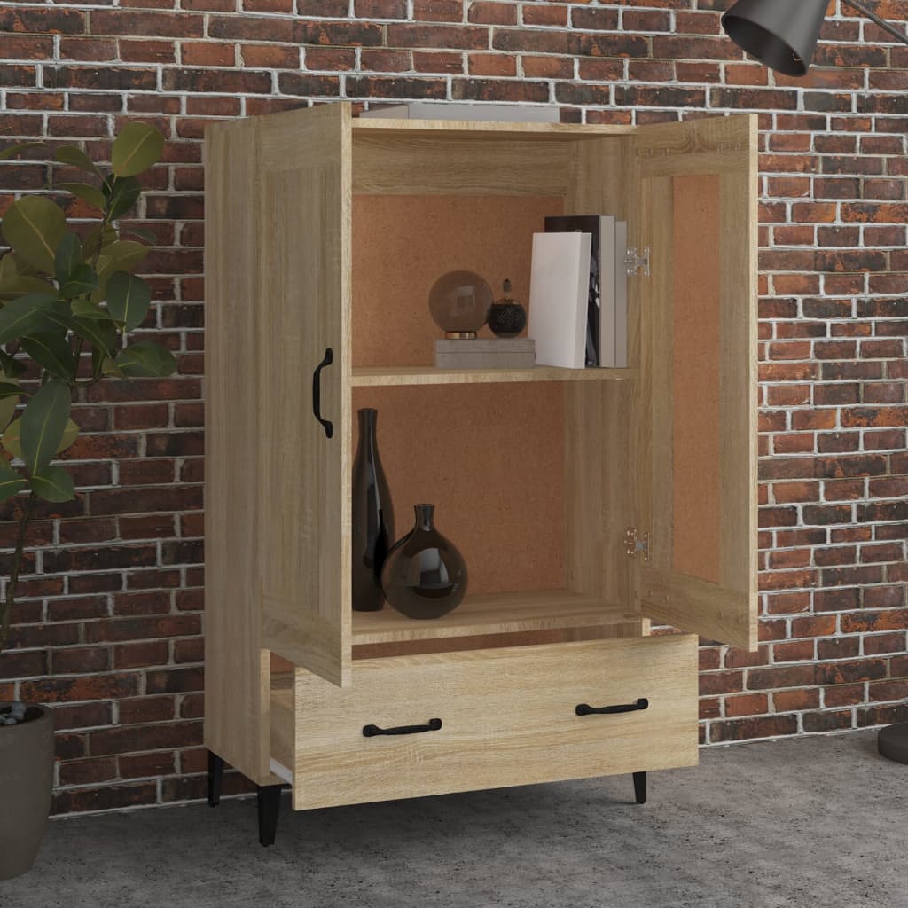 Credenza Rovere Sonoma 70x31x115 cm in Legno Multistrato | homemem39