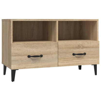 Sonoma Oak TV cabinet 80x36x50 cm Plywood