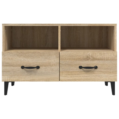 Mobile per TV Rovere Sonoma 80x36x50 cm Legno Multistrato