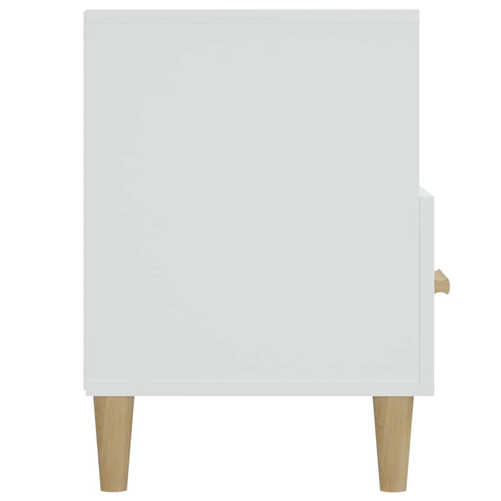 Mobile Porta TV Bianco 102x36x50 cm in Legno Multistrato