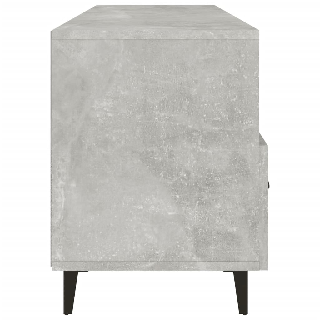 Mobile Porta TV Grigio Cemento 102x35x50 cm Legno Multistrato