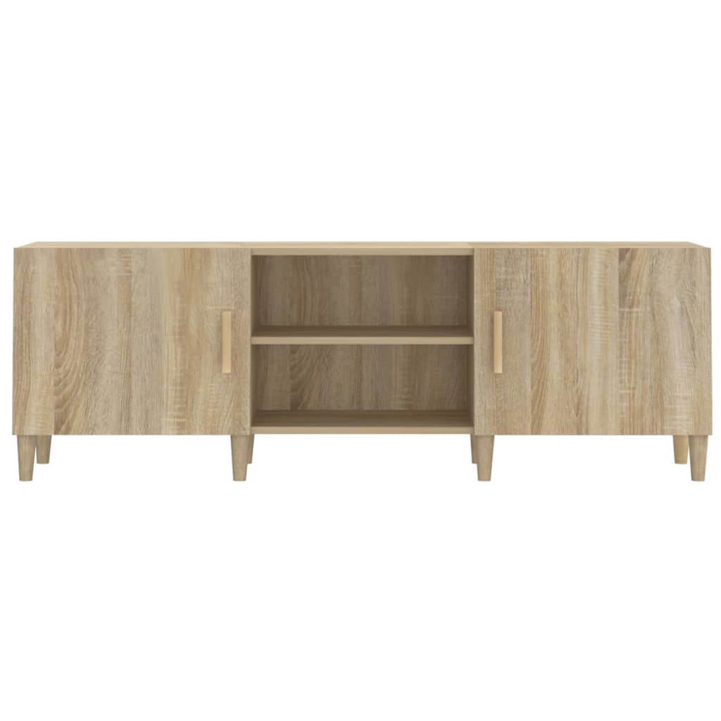 Mobile Porta TV Rovere Sonoma 150x30x50 cm Legno Multistrato
