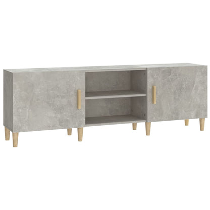 Mobile Porta TV Grigio Cemento 150x30x50cm in Legno Multistrato - homemem39