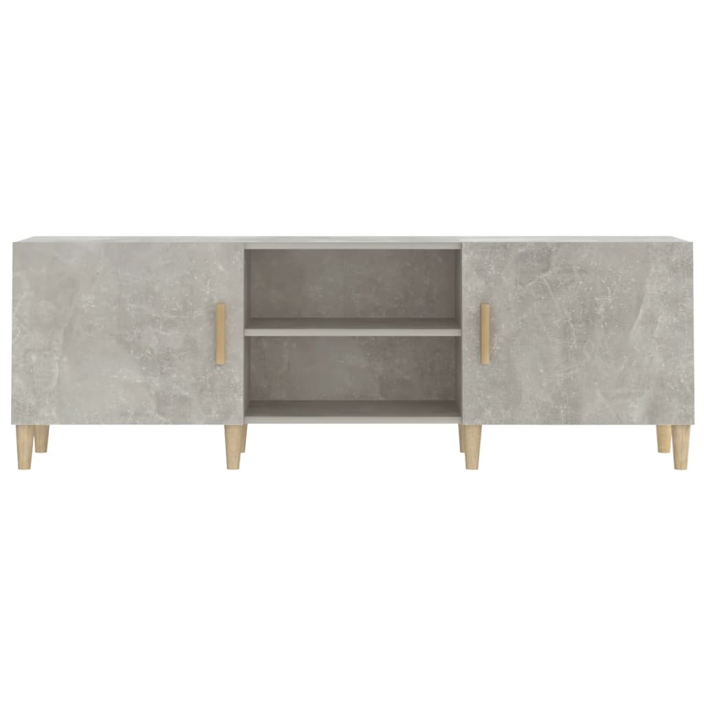 Mobile Porta TV Grigio Cemento 150x30x50cm in Legno Multistrato - homemem39