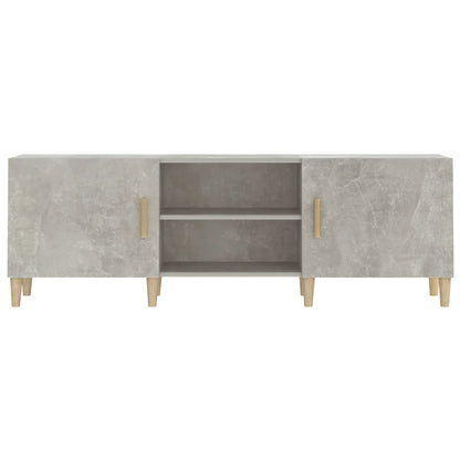 Mobile Porta TV Grigio Cemento 150x30x50cm in Legno Multistrato - homemem39