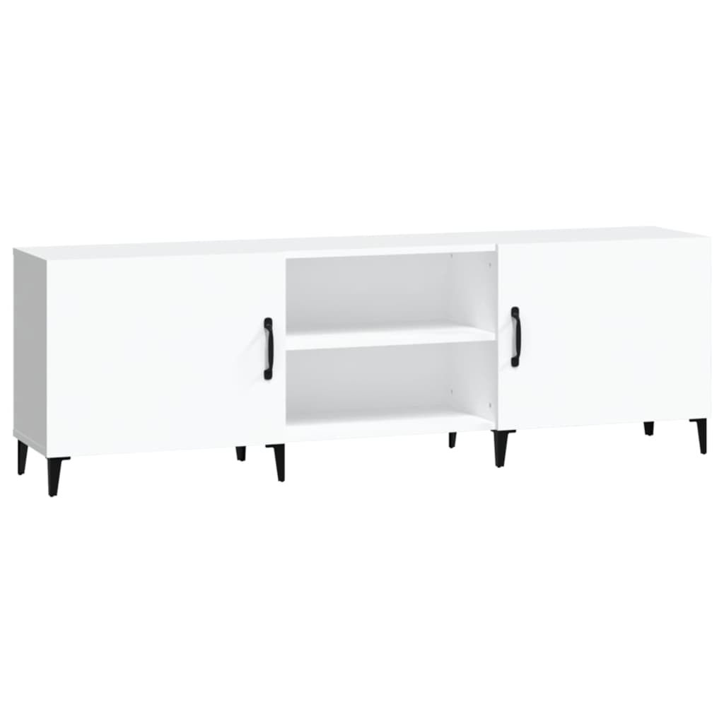 Mobile Porta TV Bianco 150x30x50 cm in Legno Multistrato - homemem39