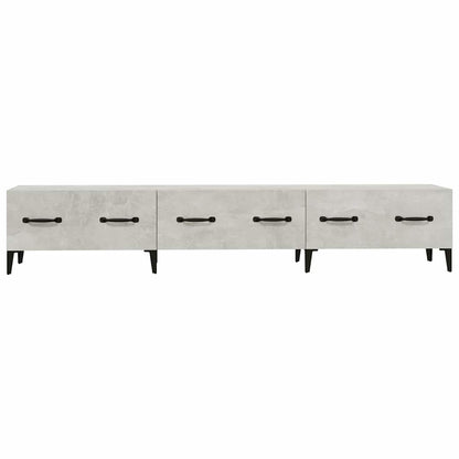 Mobile Porta TV Grigio Cemento 150x34,5x30 cm Legno Multistrato
