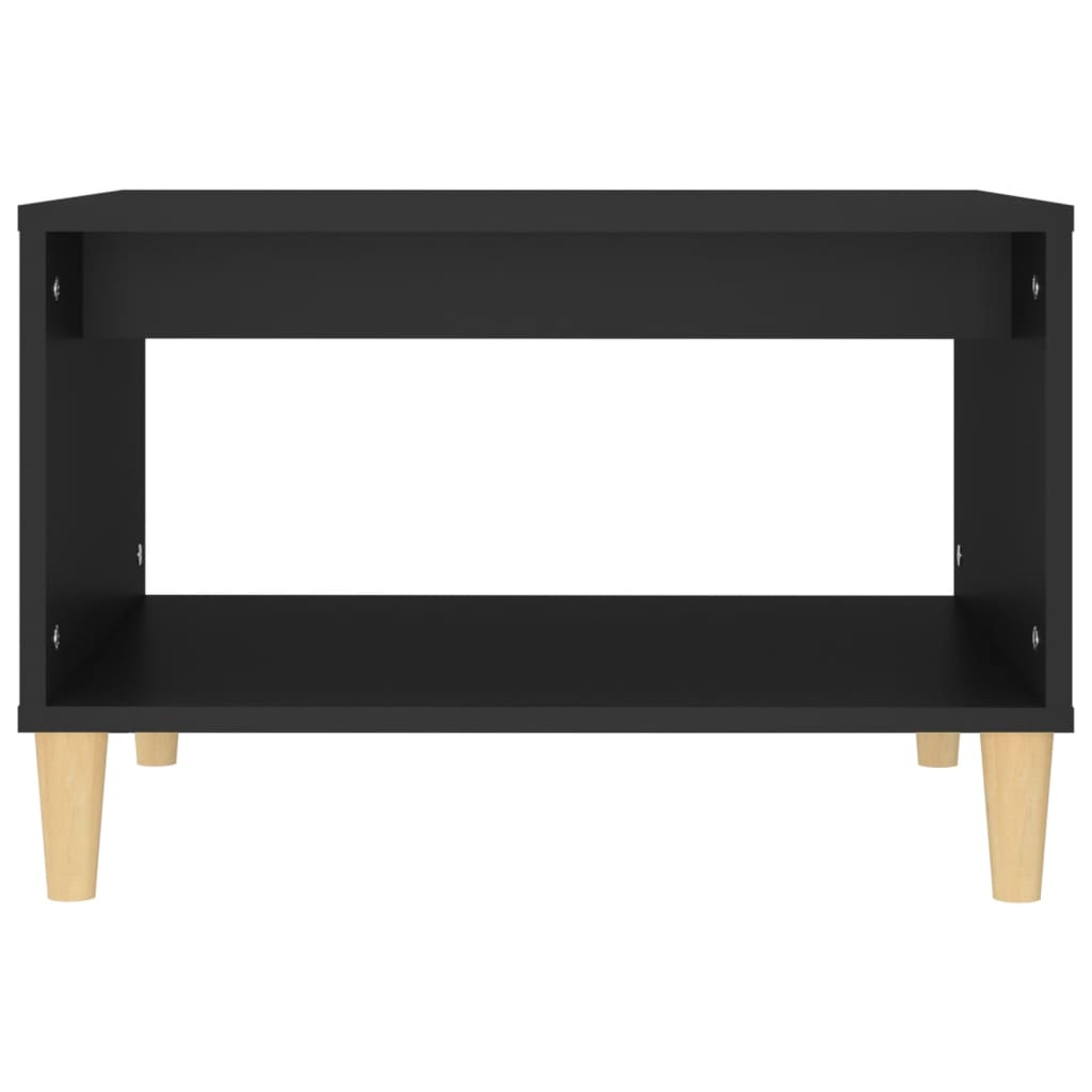 Tavolino da Salotto Nero 60x50x40 cm in Legno Multistrato | homemem39
