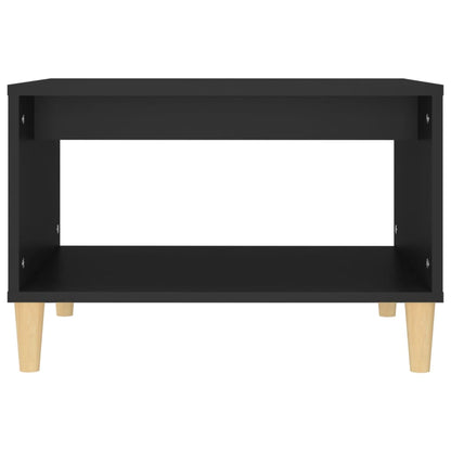 Tavolino da Salotto Nero 60x50x40 cm in Legno Multistrato | homemem39