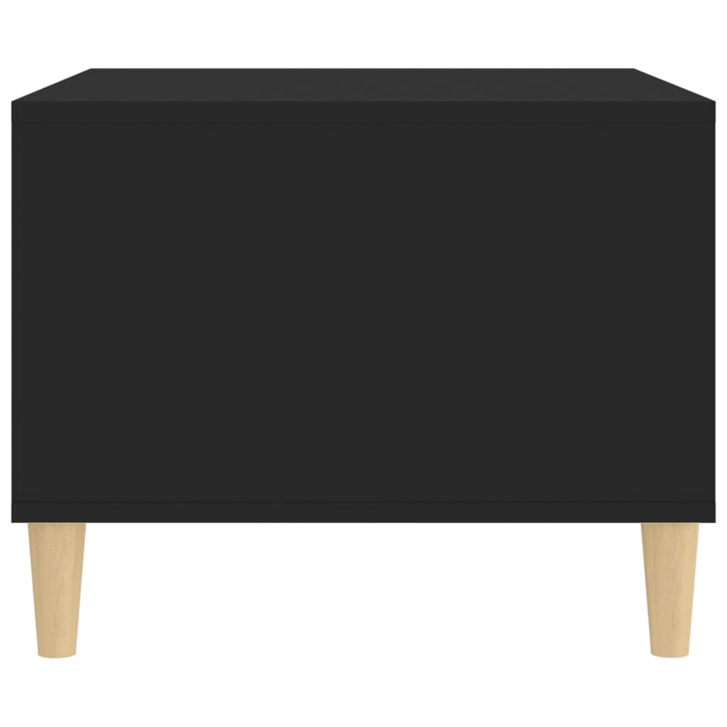 Tavolino da Salotto Nero 60x50x40 cm in Legno Multistrato | homemem39
