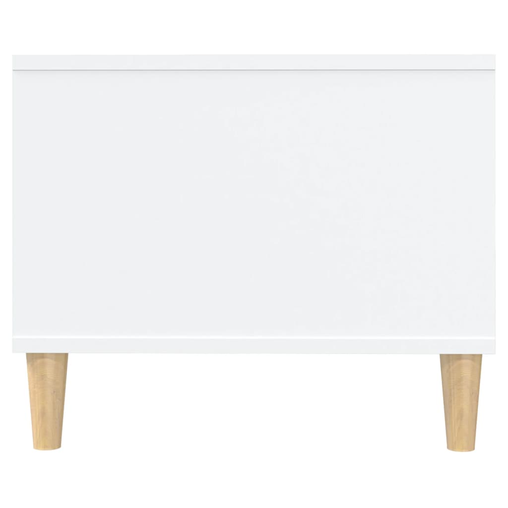 Tavolino da Salotto Bianco 102x50x40 cm in Legno Multistrato | homemem39