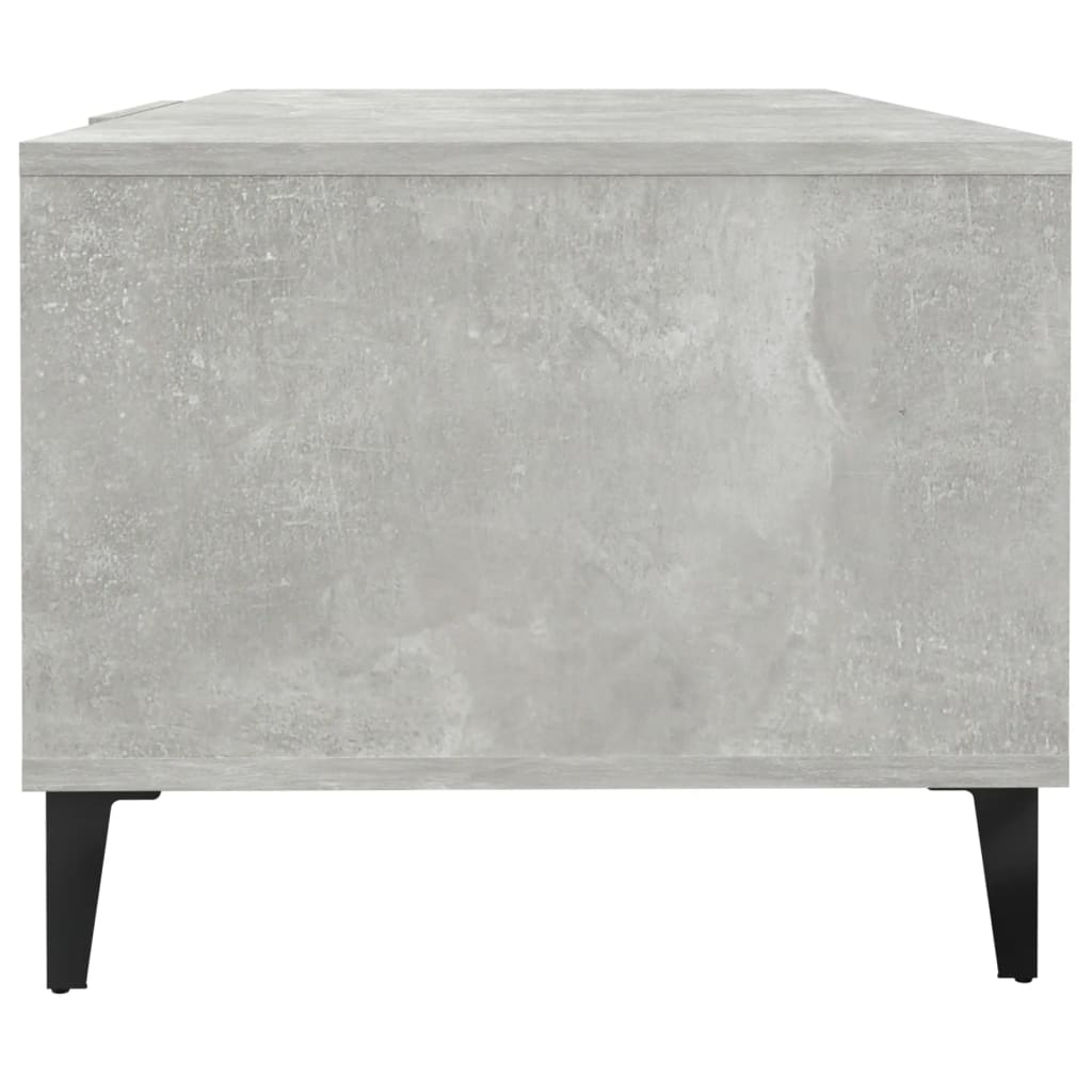 Tavolino Salotto Grigio Cemento 102x50x40 cm Legno Multistrato | homemem39