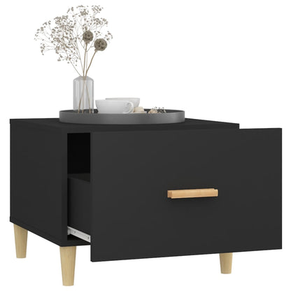 Tavolino da Salotto Nero 50x50x40 cm in Legno Multistrato | homemem39