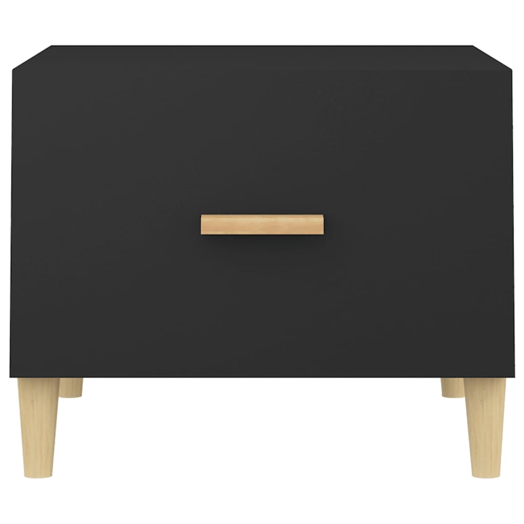 Tavolino da Salotto Nero 50x50x40 cm in Legno Multistrato | homemem39